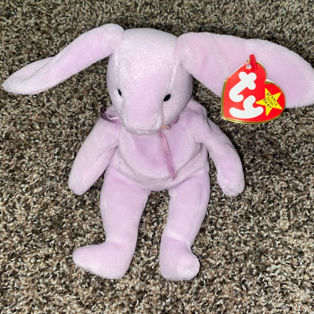 Ty Beanie Babies Pink Bunny Plush Toy
